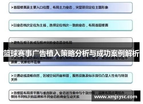 篮球赛事广告植入策略分析与成功案例解析